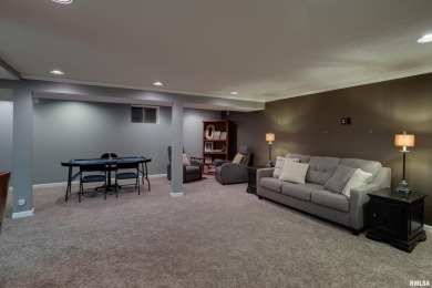 Take a look at this sprawling brick ranch in Spring Lake Estates on Spring Lake Country Club in Illinois - for sale on GolfHomes.com, golf home, golf lot