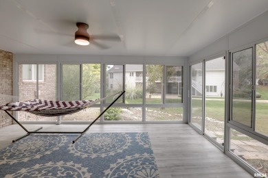 Take a look at this sprawling brick ranch in Spring Lake Estates on Spring Lake Country Club in Illinois - for sale on GolfHomes.com, golf home, golf lot