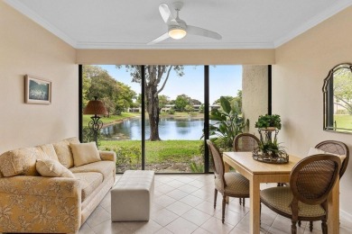 Discover stunning views in this first-floor condo featuring 2 on Hunters Run Golf and Country Club in Florida - for sale on GolfHomes.com, golf home, golf lot
