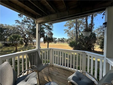 What a view from this immaculate one-bedroom, one-bath villa in on Old South Golf Links in South Carolina - for sale on GolfHomes.com, golf home, golf lot