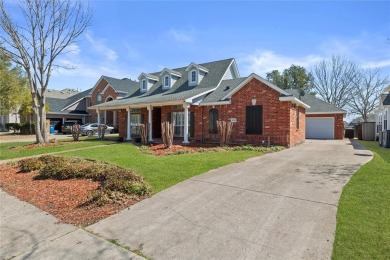 This spacious, single-story colonial-style home features four on Jim Boggs in Texas - for sale on GolfHomes.com, golf home, golf lot