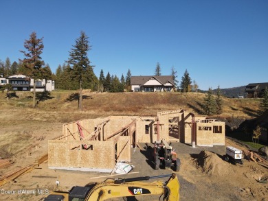 NEW MOUNTAIN MODERN HOME UNDER CONSTRUCTION AT CDA NATIONAL on CDA National Golf Course in Idaho - for sale on GolfHomes.com, golf home, golf lot