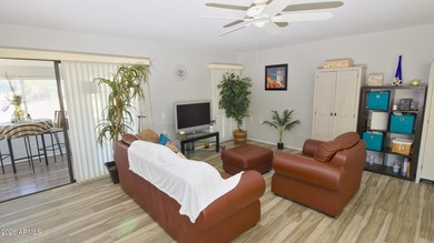 This STUNNING, updated 3BR/2BA + AZ room home is now available on Leisure World Country Club in Arizona - for sale on GolfHomes.com, golf home, golf lot