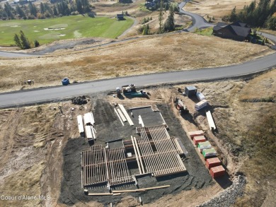 NEW MOUNTAIN MODERN HOME UNDER CONSTRUCTION AT CDA NATIONAL on CDA National Golf Course in Idaho - for sale on GolfHomes.com, golf home, golf lot