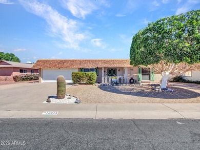 Welcome to your updated retreat in Sun City! This charming 2-bed on Sun City Lakes West and East in Arizona - for sale on GolfHomes.com, golf home, golf lot