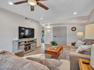 Welcome to your updated retreat in Sun City! This charming 2-bed on Sun City Lakes West and East in Arizona - for sale on GolfHomes.com, golf home, golf lot