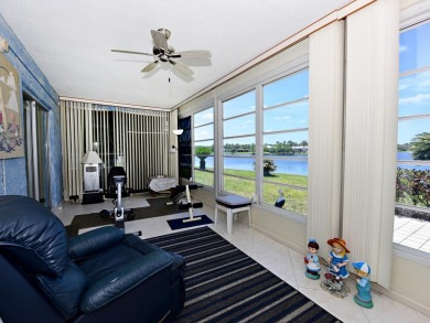 Great 2Br/2 bath on the Lake in a private 55 plus community with on Cypress Lakes Golf Course - West Palm Beach in Florida - for sale on GolfHomes.com, golf home, golf lot