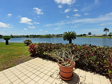 Great 2Br/2 bath on the Lake in a private 55 plus community with on Cypress Lakes Golf Course - West Palm Beach in Florida - for sale on GolfHomes.com, golf home, golf lot
