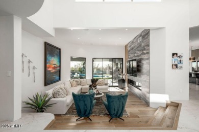 Blending modern zen with desert living, this beautifully rebuilt on Desert Highlands Golf Club in Arizona - for sale on GolfHomes.com, golf home, golf lot