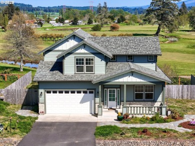 Welcome to this beautiful Craftsman-style home, situated above on Lewis and Clark Public Golf Course in Oregon - for sale on GolfHomes.com, golf home, golf lot