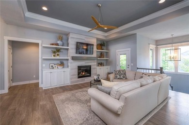 Welcome home to this stunning reverse 1.5-story patio villa on Shadow Glen Golf Club in Kansas - for sale on GolfHomes.com, golf home, golf lot