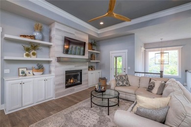 Welcome home to this stunning reverse 1.5-story patio villa on Shadow Glen Golf Club in Kansas - for sale on GolfHomes.com, golf home, golf lot