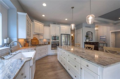 Welcome home to this stunning reverse 1.5-story patio villa on Shadow Glen Golf Club in Kansas - for sale on GolfHomes.com, golf home, golf lot