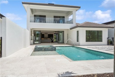 Introducing the exquisite custom Costa Rio, a masterpiece of on Miromar Lakes Golf Club in Florida - for sale on GolfHomes.com, golf home, golf lot