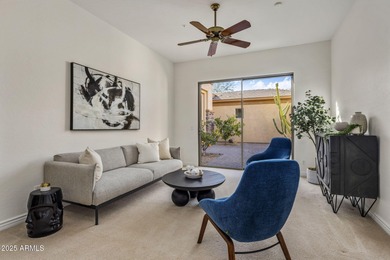 Set against open desert and expansive view corridors, this Toll on Mirabel Golf Club in Arizona - for sale on GolfHomes.com, golf home, golf lot