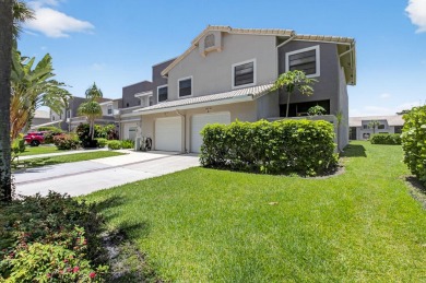Nestled within a gated community, this 3 bedroom 2.5 bath on Boca Delray Golf and Country Club in Florida - for sale on GolfHomes.com, golf home, golf lot