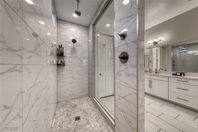 Perched along the side of a dramatic cliff with no rear on Reflection Bay Golf Club in Nevada - for sale on GolfHomes.com, golf home, golf lot