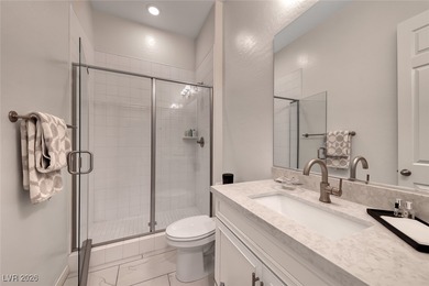 Perched along the side of a dramatic cliff with no rear on Reflection Bay Golf Club in Nevada - for sale on GolfHomes.com, golf home, golf lot