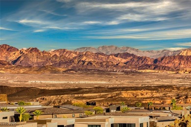Perched along the side of a dramatic cliff with no rear on Reflection Bay Golf Club in Nevada - for sale on GolfHomes.com, golf home, golf lot