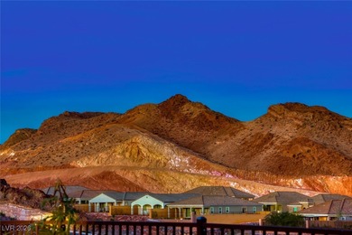 Perched along the side of a dramatic cliff with no rear on Reflection Bay Golf Club in Nevada - for sale on GolfHomes.com, golf home, golf lot