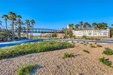 Perched along the side of a dramatic cliff with no rear on Reflection Bay Golf Club in Nevada - for sale on GolfHomes.com, golf home, golf lot
