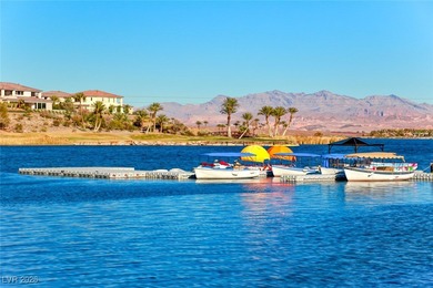 Perched along the side of a dramatic cliff with no rear on Reflection Bay Golf Club in Nevada - for sale on GolfHomes.com, golf home, golf lot