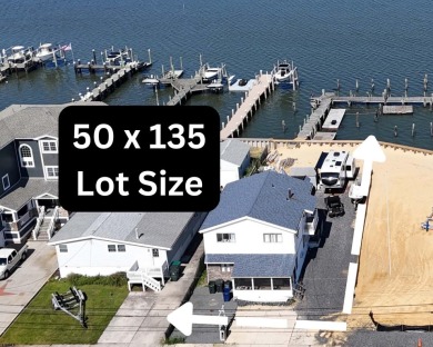 RARE BAYFRONT DEVELOPMENT OPPORTUNITY: 50x135 Lot with New on The Links At Brigantine Beach in New Jersey - for sale on GolfHomes.com, golf home, golf lot