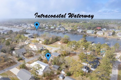 Waterway Views can be yours from this building lot right behind on Founders Club At St. James Plantation in North Carolina - for sale on GolfHomes.com, golf home, golf lot