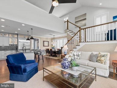 Exquisite coastal-style home perfectly situated on a premium lot on The Peninsula Golf and Country Club in Delaware - for sale on GolfHomes.com, golf home, golf lot