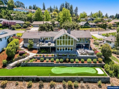 Stunning golf course  mountain views from this fully updated on Illahe Hills Country Club in Oregon - for sale on GolfHomes.com, golf home, golf lot