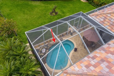 NEW ROOF! 2 New A/c units. 3 BRs & office w/ 3 baths & screened on Santa Lucia River Club in Florida - for sale on GolfHomes.com, golf home, golf lot