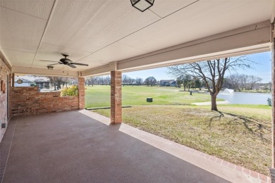 GOLFER'S DREAM HOME overlooking 17th green and pond in Pecan on Pecan Plantation Country Club in Texas - for sale on GolfHomes.com, golf home, golf lot