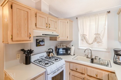 Discover a cozy 1-bedroom, 1-bathroom park model home at OG RV on Ironwood Golf Course in Arizona - for sale on GolfHomes.com, golf home, golf lot