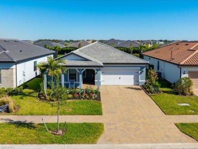 This 2024 PALMARY model smart home is move-in ready and could on Valencia Golf and Country Club in Florida - for sale on GolfHomes.com, golf home, golf lot