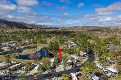 Water Front Property with Gorgeous Sunsets & Golf Course Views on Rancho California RV Resort in California - for sale on GolfHomes.com, golf home, golf lot
