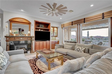 Nestled high on a hill overlooking the Revere Golf Club's 10th on Revere Golf Club in Nevada - for sale on GolfHomes.com, golf home, golf lot