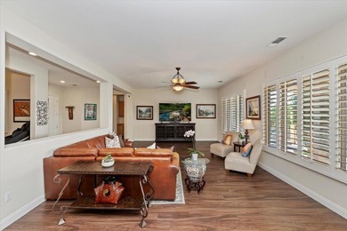 Beautiful La Paz model with south facing golf course and distant on Shadow Hills Golf Club in California - for sale on GolfHomes.com, golf home, golf lot