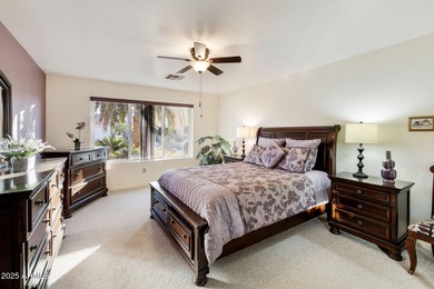 Significantly altered 3BR, 2BA Solano model on the walking path on Oakwood Golf Club  in Arizona - for sale on GolfHomes.com, golf home, golf lot