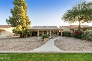 Significantly altered 3BR, 2BA Solano model on the walking path on Oakwood Golf Club  in Arizona - for sale on GolfHomes.com, golf home, golf lot