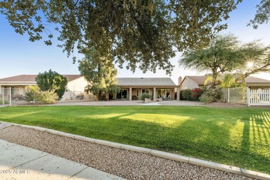 Significantly altered 3BR, 2BA Solano model on the walking path on Oakwood Golf Club  in Arizona - for sale on GolfHomes.com, golf home, golf lot