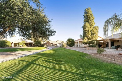 Significantly altered 3BR, 2BA Solano model on the walking path on Oakwood Golf Club  in Arizona - for sale on GolfHomes.com, golf home, golf lot