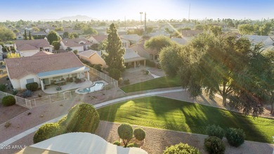 Significantly altered 3BR, 2BA Solano model on the walking path on Oakwood Golf Club  in Arizona - for sale on GolfHomes.com, golf home, golf lot