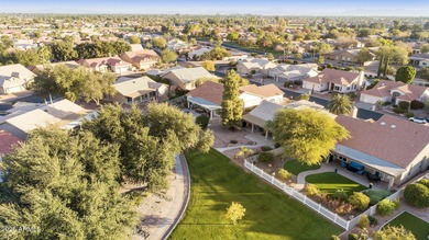 Significantly altered 3BR, 2BA Solano model on the walking path on Oakwood Golf Club  in Arizona - for sale on GolfHomes.com, golf home, golf lot