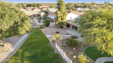 Significantly altered 3BR, 2BA Solano model on the walking path on Oakwood Golf Club  in Arizona - for sale on GolfHomes.com, golf home, golf lot