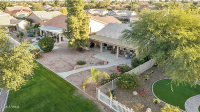 Significantly altered 3BR, 2BA Solano model on the walking path on Oakwood Golf Club  in Arizona - for sale on GolfHomes.com, golf home, golf lot