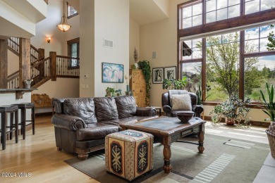 This stunning single-family residence offers 360-degree views of on Eagle Ranch in Colorado - for sale on GolfHomes.com, golf home, golf lot