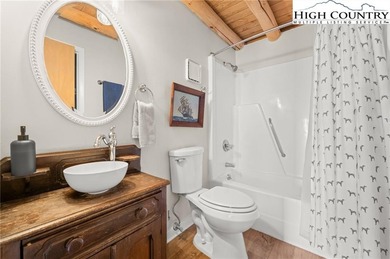 Turn-key, fully furnished mountain cabin just steps from the ski on Sugar Mountain Golf Course in North Carolina - for sale on GolfHomes.com, golf home, golf lot