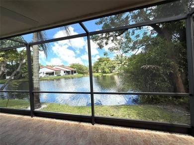 Rarely available, 3 bed/2 bath corner villa on a beautiful on Jacaranda Golf Club in Florida - for sale on GolfHomes.com, golf home, golf lot