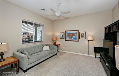 Lovely, Single Level, 2 bedroom, plus Den, 2.5 Bath home with 2 on Prescott Lakes Golf and Country Club in Arizona - for sale on GolfHomes.com, golf home, golf lot