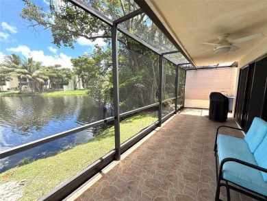 Rarely available, 3 bed/2 bath corner villa on a beautiful on Jacaranda Golf Club in Florida - for sale on GolfHomes.com, golf home, golf lot